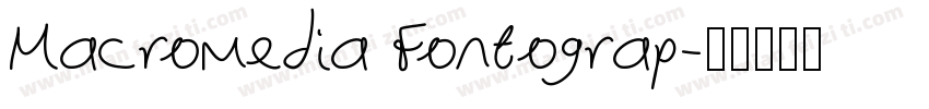 Macromedia Fontograp字体转换